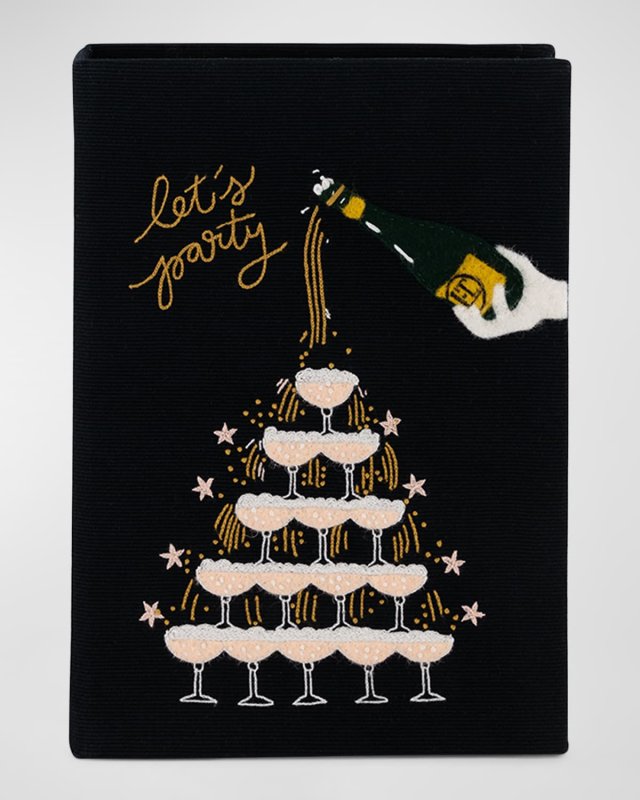 Let's Party Book Clutch Bag